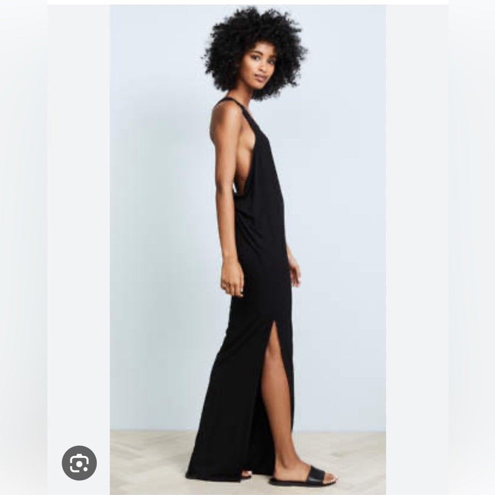 Mikoh “Mavericks” jersey high neck maxi dress